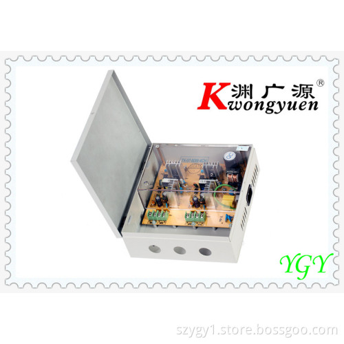 TX-07 100v to 240v input voltage 60W 5A 4channel multiple output cctv system